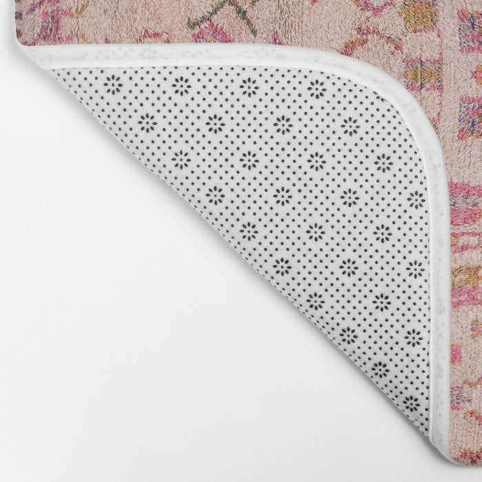 Vintage Moroccan Design Bath Mat Gallery Image 2