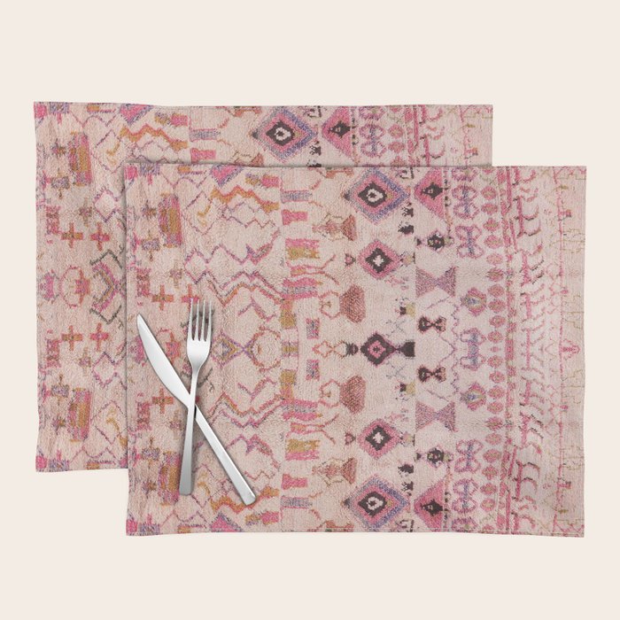 Vintage Moroccan Design Placemat Gallery Image 1