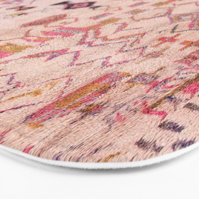 Vintage Moroccan Design Bath Mat Gallery Image 3