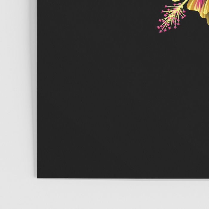 Hibiscus Butterflies - Multicolor Poster Gallery Image 3