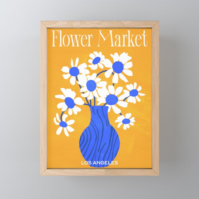 Flower Market 02: Los Angeles | Color Series Mini Art Print Gallery Image 1