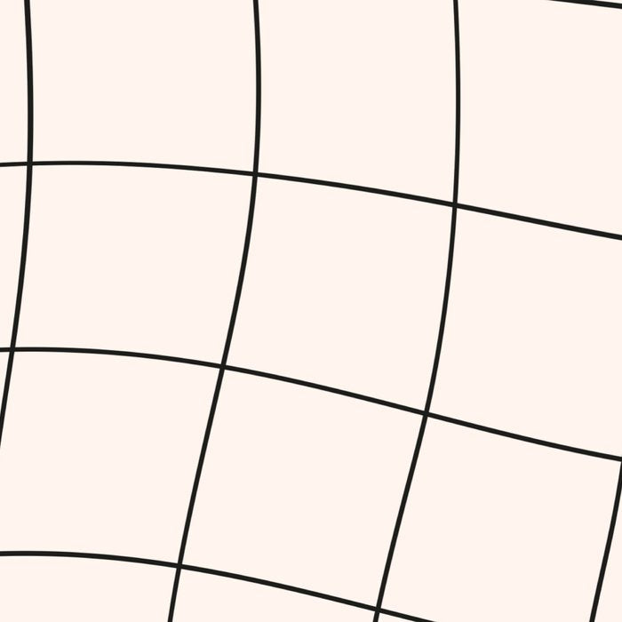 Retro Warped Grid Black and White Coffee Mug Gallery Image 2