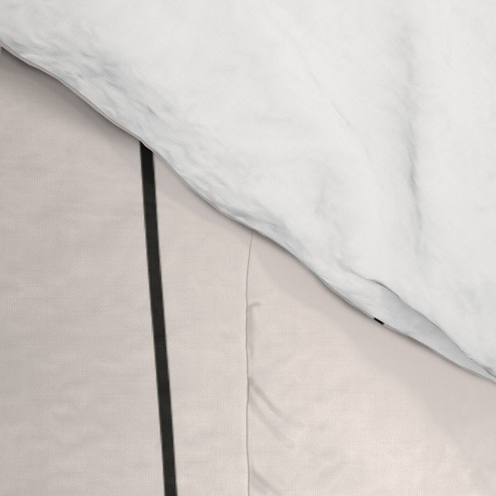 Retro Warped Grid Black and White Comforter Gallery Image 4