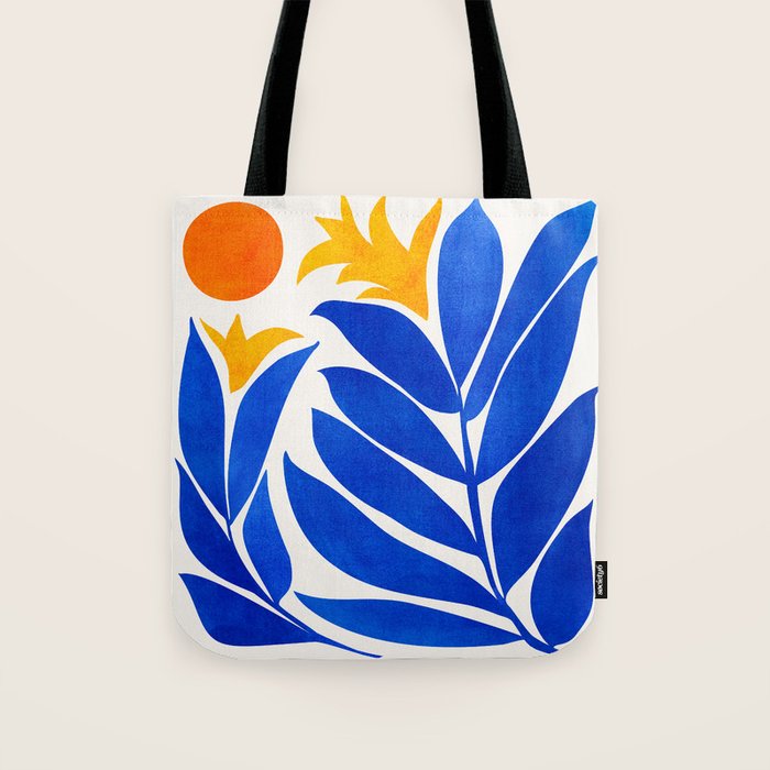 Community Garden Mid Century Abtract Tote Bag Gallery Image 1