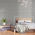 Large Grid Pattern - Grey Wallpaper Gallery Image 3
