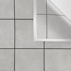 Large Grid Pattern - Grey Wall Tapestry Gallery Image 3