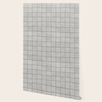 Large Grid Pattern - Grey Wallpaper Gallery Image 2