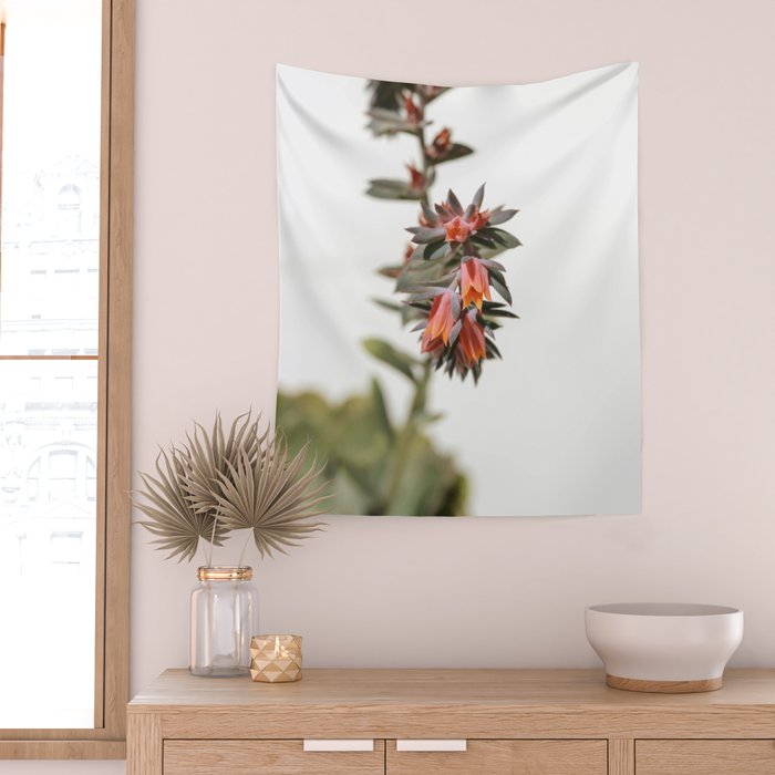 Summer Succulent #1 Wall Tapestry Gallery Image 2
