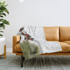 Summer Succulent #1 Throw Blanket Gallery Image 1