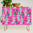 Bride of Frankenstein on Hot Pink Credenza Gallery Image 1