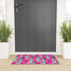 Bride of Frankenstein on Hot Pink Welcome Mat Gallery Image 3