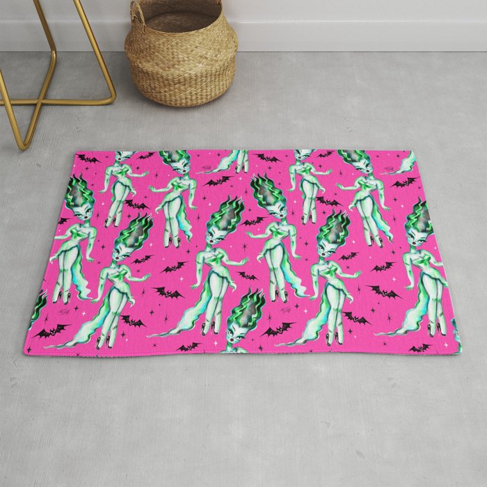 Bride of Frankenstein on Hot Pink Rug Gallery Image 1
