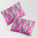 Bride of Frankenstein on Hot Pink Pillow Sham Gallery Image 3