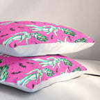 Bride of Frankenstein on Hot Pink Pillow Sham Gallery Image 3
