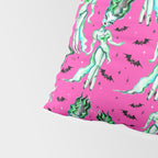 Bride of Frankenstein on Hot Pink Pillow Sham Gallery Image 4