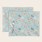 Abtract Colorful Brush Pattern Placemat Gallery Image 1