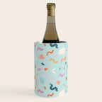 Abtract Colorful Brush Pattern Wine Chiller Gallery Image 3