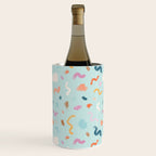 Abtract Colorful Brush Pattern Wine Chiller Gallery Image 2