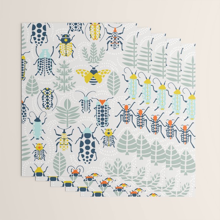 Beetle collection Wrapping Paper Gallery Image 3