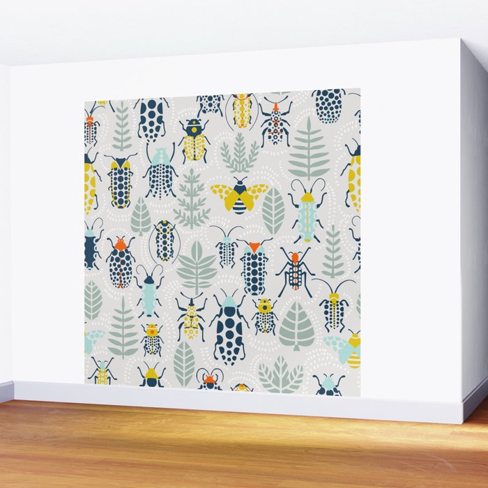 Beetle collection Wall Mural Gallery Image 2