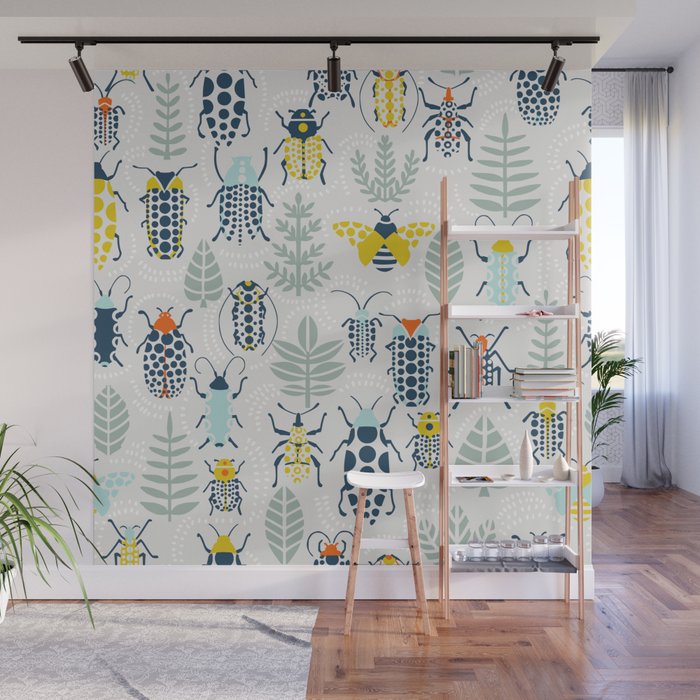 Beetle collection Wall Mural Gallery Image 1