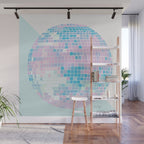 Disco Ball â Pastel Wall Mural Gallery Image 1