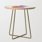 Rainy Blue Wiggle Side Table Gallery Image 1