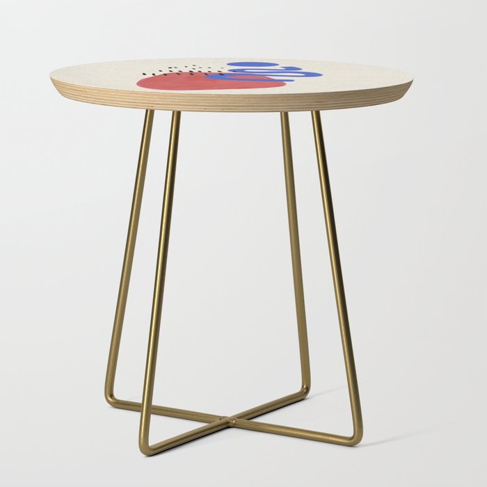 Rainy Blue Wiggle Side Table Gallery Image 1