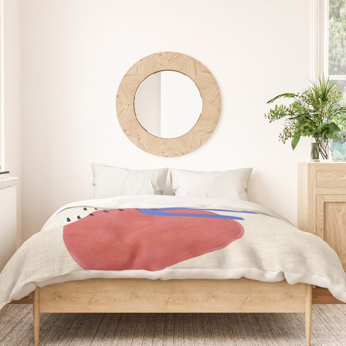Rainy Blue Wiggle Duvet Cover Gallery Image 3