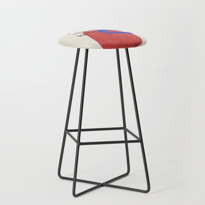 Rainy Blue Wiggle Stool Gallery Image 1