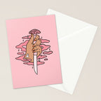 Mushroom Dagger Stationery Card Gallery Image 2
