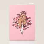 Mushroom Dagger Stationery Card Gallery Image 2