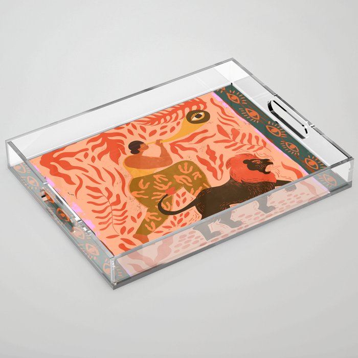 Woman with Vision Acrylic Tray Gallery Image 1