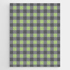 Small Blocks - Spring Green and Grays Jigsaw Puzzle Gallery Image 1