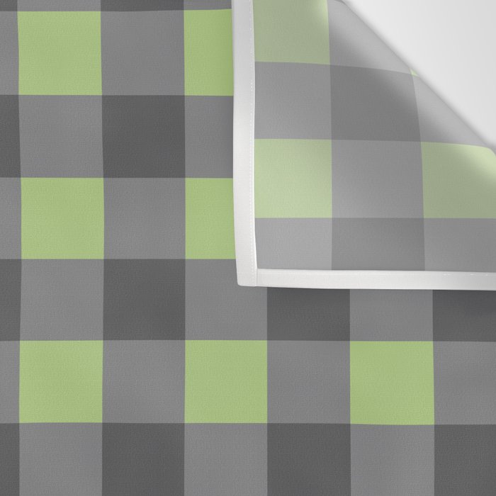 Small Blocks - Spring Green and Grays Wall Tapestry Gallery Image 3