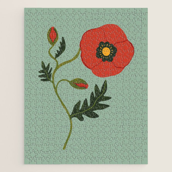 Red Poppy Jigsaw Puzzle Gallery Image 1