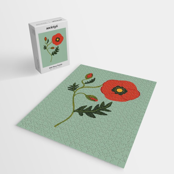 Red Poppy Jigsaw Puzzle Gallery Image 2