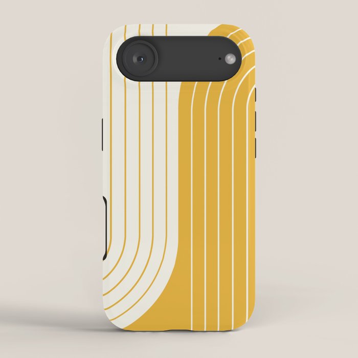 Two Tone Line Curvature LXXXIII iPhone Case Gallery Image 2
