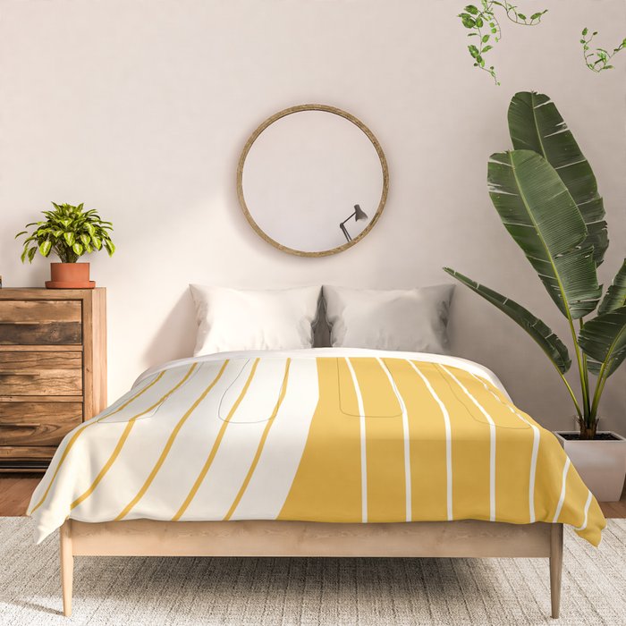 Two Tone Line Curvature LXXXIII Comforter Gallery Image 3