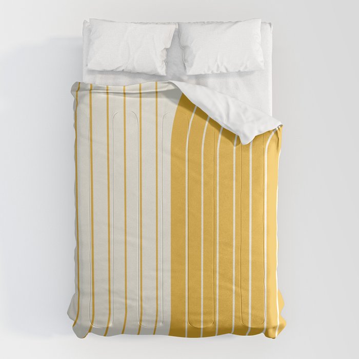 Two Tone Line Curvature LXXXIII Comforter Gallery Image 6