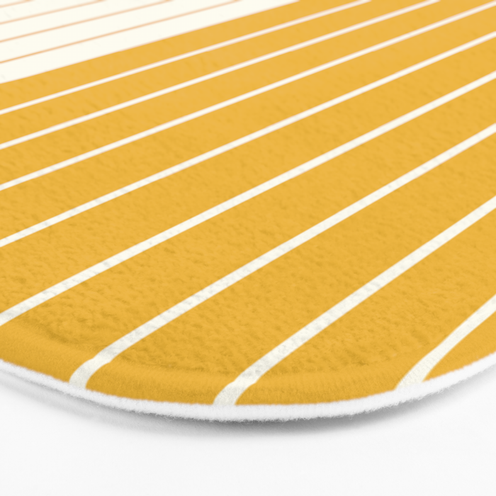 Two Tone Line Curvature LXXXIII Bath Mat Gallery Image 3