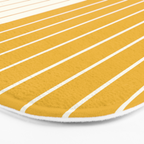 Two Tone Line Curvature LXXXIII Bath Mat Gallery Image 3