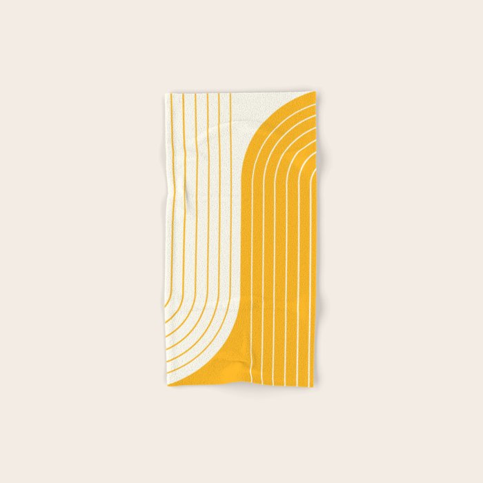 Two Tone Line Curvature LXXXIII Bath Towel Gallery Image 1