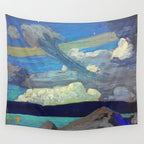 Tom Thomson Clouds ("The Zeppelins") 1915 Canadian Landscape Artist Wall Tapestry Gallery Image 4