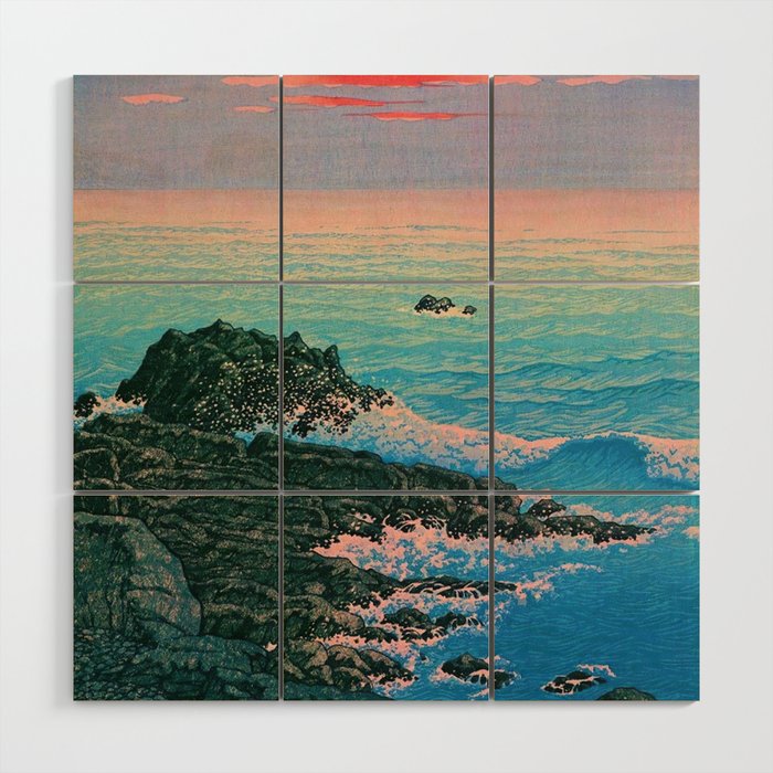Morning of Cape Inubo by Kawase Hasui Wood Wall Art Gallery Image 1