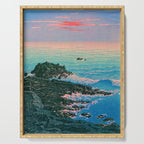 Morning of Cape Inubo by Kawase Hasui Serving Tray Gallery Image 1