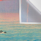 Morning of Cape Inubo by Kawase Hasui Wall Tapestry Gallery Image 3