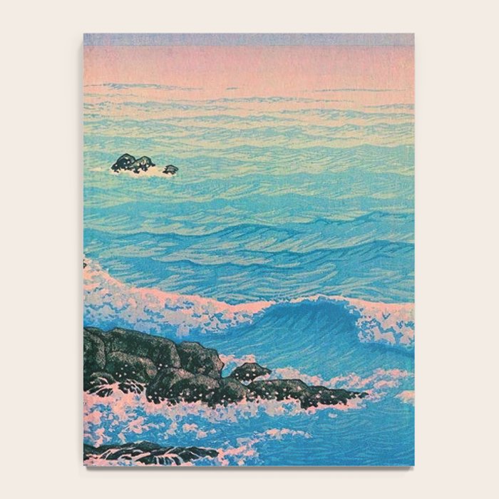 Morning of Cape Inubo by Kawase Hasui Notebook Gallery Image 4