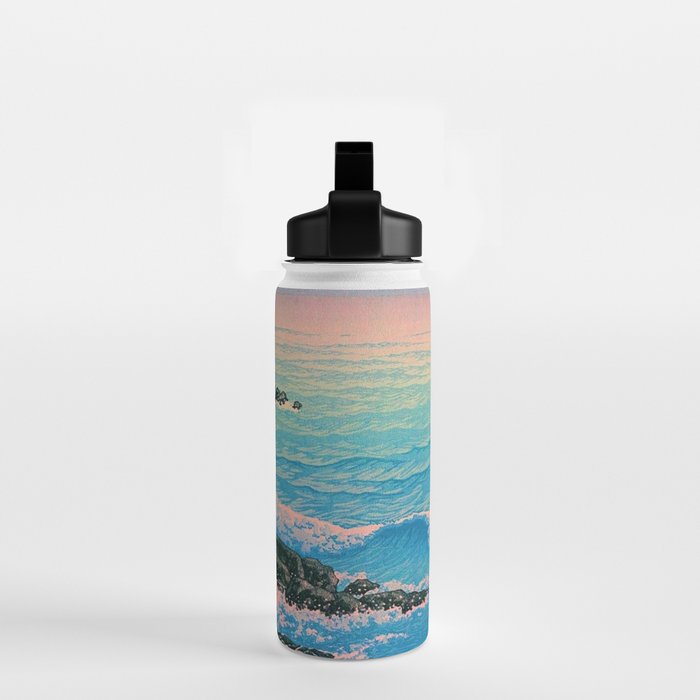 Morning of Cape Inubo by Kawase Hasui Water Bottle Gallery Image 2