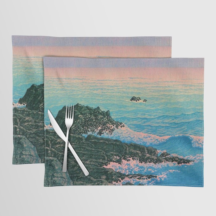 Morning of Cape Inubo by Kawase Hasui Placemat Gallery Image 1